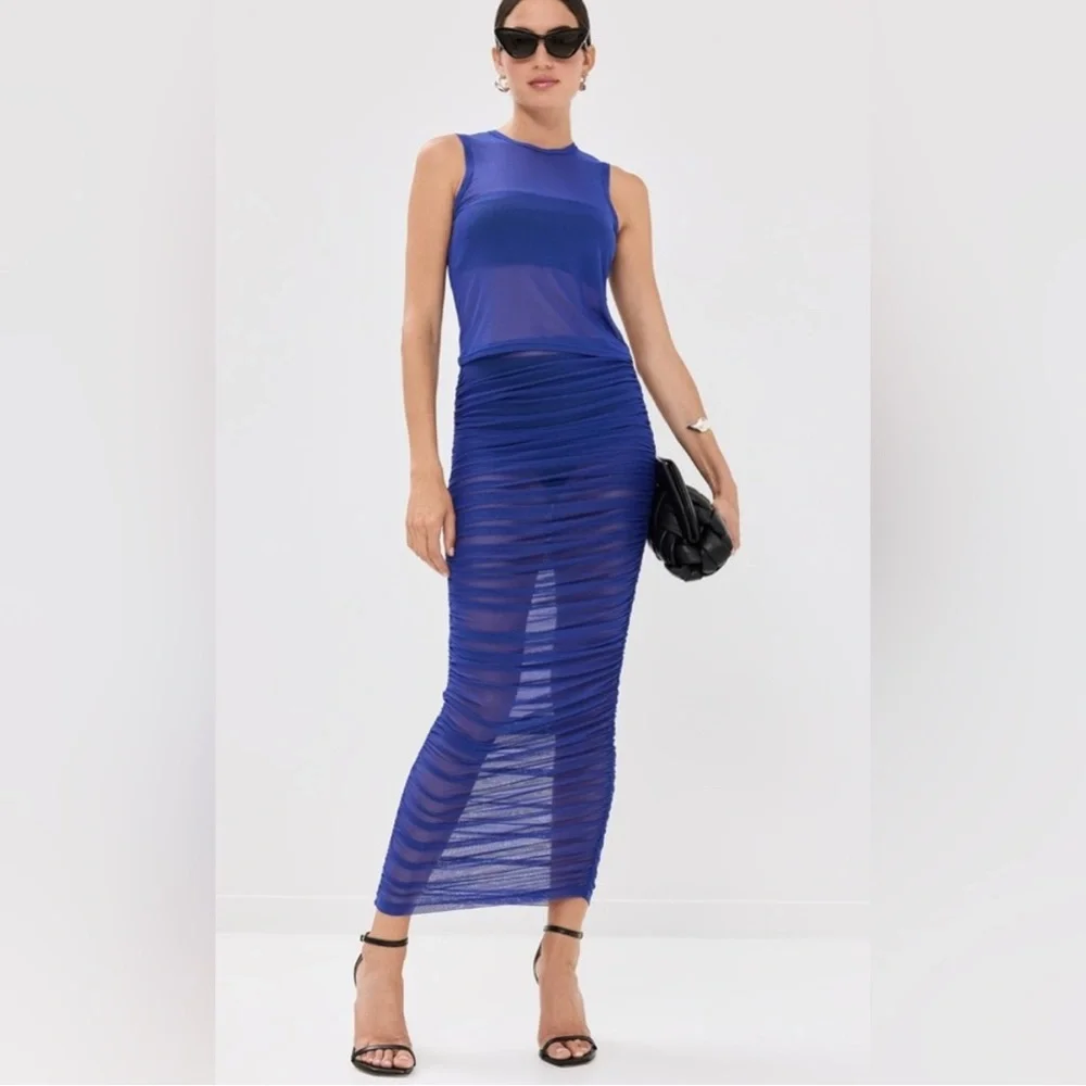Good American Mesh Ruched Set‎